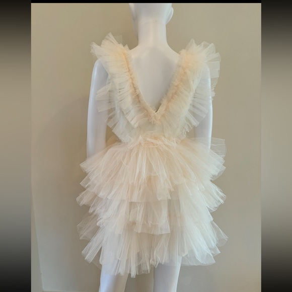 MABLE Elegant Layered Tulle Dress - Picture 4 of 4